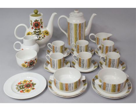 A Collection of Various Mid 20th Century Teawares to Comprise Part Set of Mid Winter and J and G Meakin 