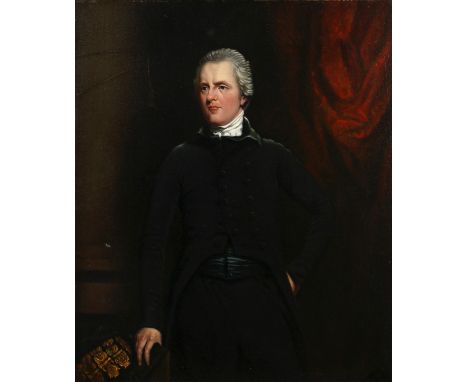 After Hoppner, English School, 19th Century. A Portrait of William Pitt, 16" x 14".