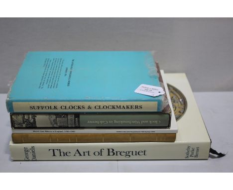 Clock and Watch related volumes, to include Suffolk Clocks &amp; Clockmakers, Clock and Watch Making in Colchester, Watch Cas