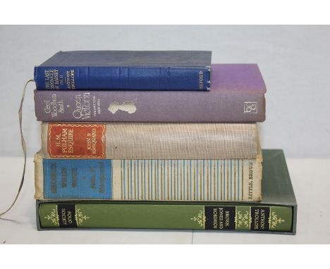 Books, consisting of fiction hardback covers, British history, including Sincerely Willis Wayde, first edition, Anthony Troll