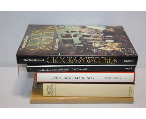 Clock and Watch related volumes, to include Timekeepers by the British horological Institute, Britten's Watch and Clock Maker