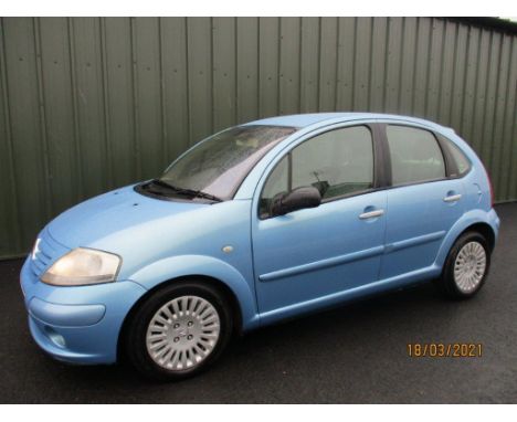 Make &amp; Model: Citroen C3 HDI ExclusiveDate of Reg: EO54 LREColour: Bluecc: 1398MoT: 01-10-2021Fuel Type: DIESELMileage: 1