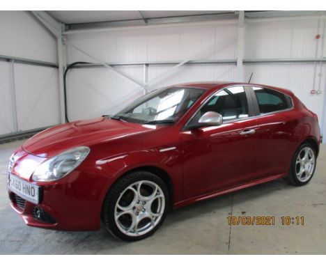 Make &amp; Model: Alfa Romeo Giuletta VeloceDate of Reg: CK60 HNOColour: Redcc: 1956MoT: 23-07-2021Fuel Type: DIESELMileage: 