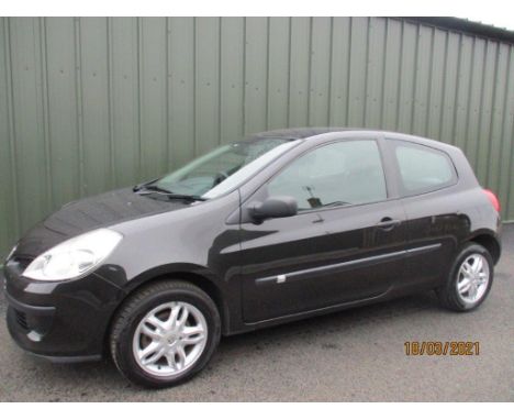 Make &amp; Model: Renault Clio ExtremeDate of Reg: AK07 VRYColour: Blackcc: 1149MoT: 28-05-2021Fuel Type: PETROLMileage: 110k