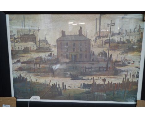 A framed Lowry print 