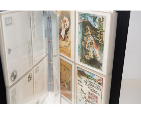 150 vintage railway postcards  