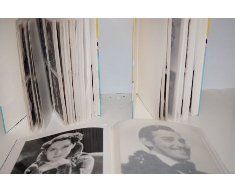 3 books of vintage photos of film stars 