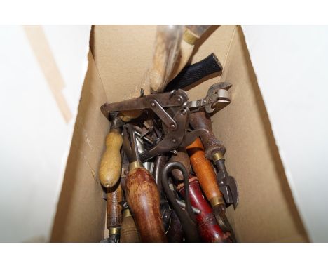 A large collection of vintage can openers 