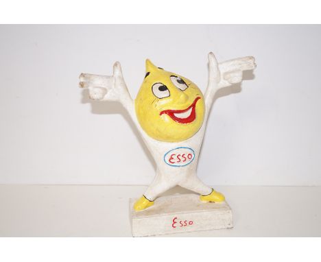 Cast Iron Esso Man Figure. Height 24cm