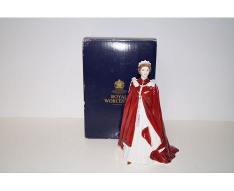Royal Worcester In Celebration of the Queen's 80th Birthday - with box
