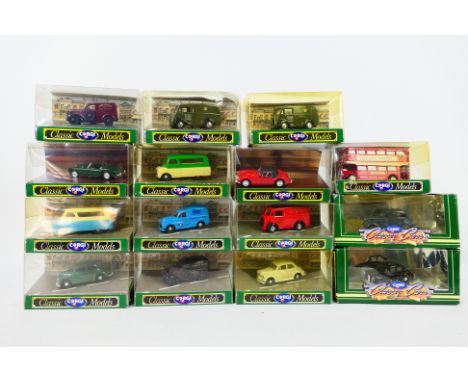 Corgi Classics - 15 boxed diecast model vehicles from Corgi Classics, including #D893 Morris J Van 'Post Office'; D982 Bedfor