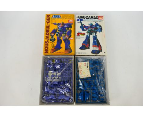 IMAI - Macross - Megaro Zamac. Two boxed model kits with contents in sealed, unopened clear bags with instructions. Items app