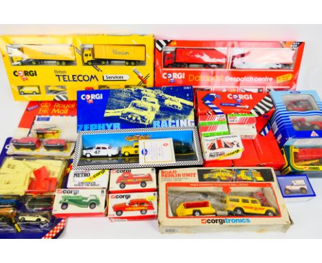 Corgi - A boxed collection of Corgi diecast model vehicles from various series in several scales. Lot includes Corgitonics #1