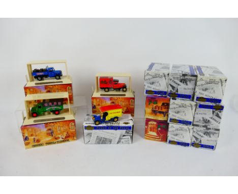 Matchbox Yesteryear - Great Beers - Power Of The Press - 13 x boxed models including 1910 Renault AG in Le Figaro livery # YP