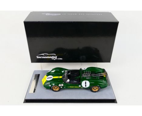 Tecnomodel Mythos - A boxed die-cast limited edition Lotus 40 1965 Riverside GP in green livery - The driver is Jim Clark. Mo