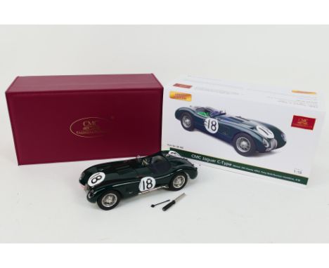 CMC - A boxed limited edition die-cast CMC 1:18 Jaguar C-Type, Winner 24h France 1953, Tony Rolt/Duncan Hamilton, #18 - The m