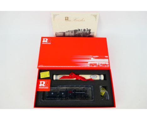 Rivarossi - A boxed HO gauge Heisler 3 truck steam locomotive in Potlatch Forests Inc livery # R5475. The model appears Mint 