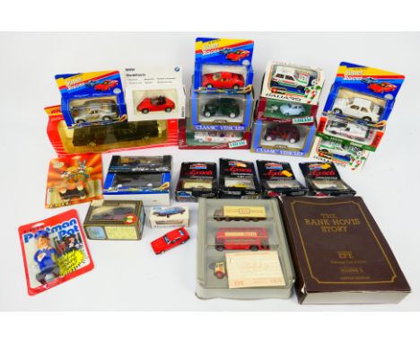 Majorette - Ertl - Bburago - Diapet - Others - A group of boxed and carded diecast vehicles in various scales. Lot includes M