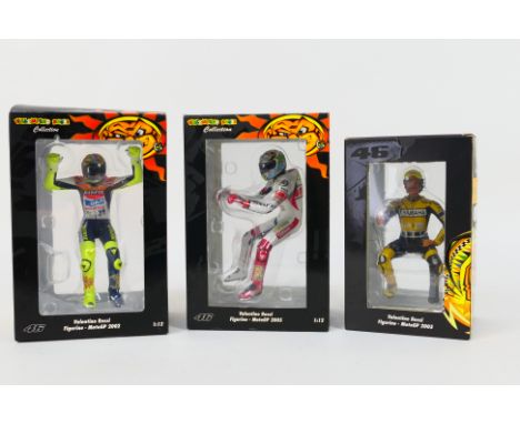 Minichamps - 3 x boxed limited edition Valentino Rossi Collection figurines in 1:12 scale, Moto GP 2005 # 050086, Moto GP 200