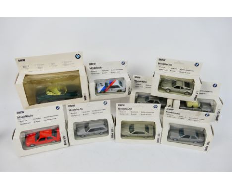 Gama - Schabak - Nine boxed 'dealer issue' diecast models vehicles predominately by Gama. Lot includes a 1:24 scale Schabak B