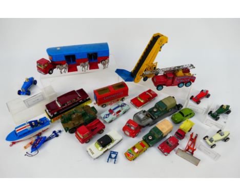 Corgi Toys - Corgi Major Toys - Dinky Toys. A selection of Twenty-one boxed and loose diecast models appearing in Playworn to