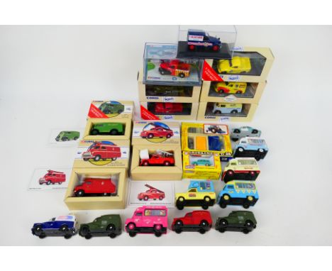 Corgi - Britains - Classix - Oxford - 12 x boxed models and 10 x unboxed including Morris Minor Pickup in Blue Circle Cement 