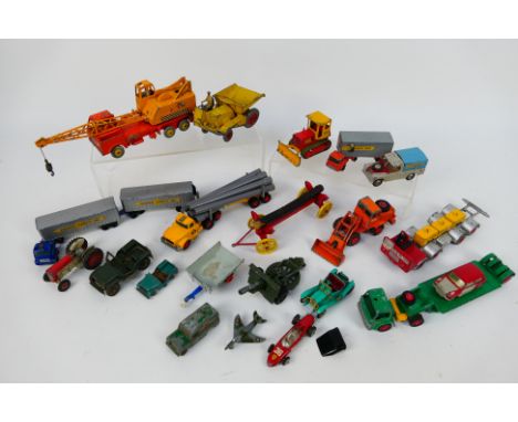 Corgi Toys - Dinky Toys - Lesney - Husky Models. A selection of Twenty loose, playworn diecast models. Paint chipping and som