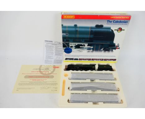 Hornby - A limited edition 'The Caledonian' set with a 4-6-2 Duchess Class steam locomotive named City Of Bristol operating n