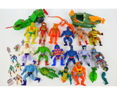 MOTU - Mattel - Sungold - Galoob - Blackstar - Infanceables. A selection of Seventeen items, loose figures and 2 vehicles, mo
