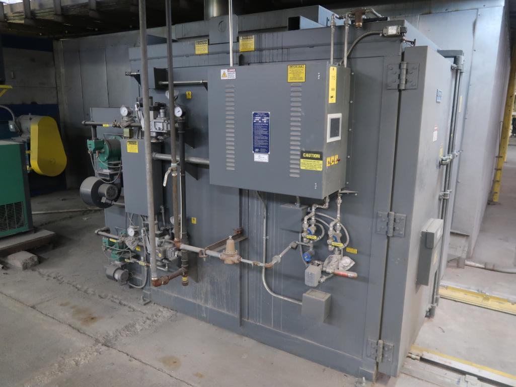 Steelman Burnoff Oven Model 555 BAC, S/N B150880 (2015), 64 in. x 53