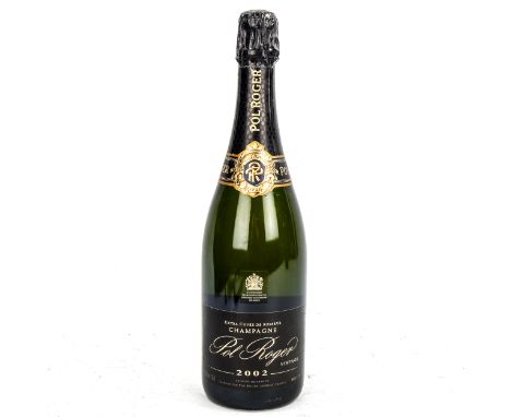 A bottle Pol Roger Vintage 2002 Extra Cuvee De Reserve