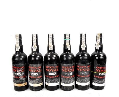 6 Bottles of Quinta Do Noval, 1985 Vintage Port.From a local private cellar. 