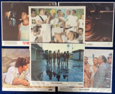 Entertainment, Cinema lobby cards, six sets of Front of House Stills, coloured, It Happened in Athens Jayne Mansfield 1962, T