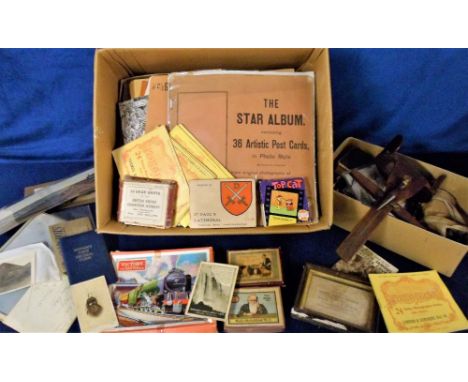 Ephemera, an interesting collection of mainly early to mid 20thC items to include sheet music (some with attractive covers), 