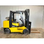 Clark 15,500-LB. Capacity Forklift, Model CGC70, S/N CGC470C-0002-6834FB, LPG Fuel, Cushion Tires 2-