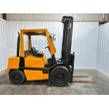 Yale 8,000-LB. Capacity Forklift, Model GDP080LGNUBV112, S/N B813D02565U, Solid Pneumatic Tires, Die