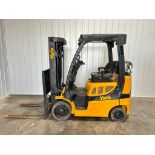 Yale 5,000-LB. Capacity Forklift, Model GLC050VXNLSE083, S/N C910V05920P, LPG Fuel, Cushion Tires, 3