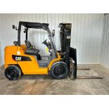 Caterpillar 8,000-LB. Capacity Forklift, S/N AT12B00509, Diesel Fuel, Solid Pneumatic Tires, 3-Stage