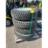 (7) Forklift Tires, 295/75R22.5