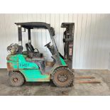 Mitsubishi 5,000-LB. Capacity Forklift, Model FG25N, S/N AF17D40311, LPG Fuel, Solid Pneumatic Tires