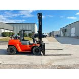 Toyota 15,500-LB. Capacity Forklift, Model 7FGU70, S/N 60402, LPG Fuel, Dual Drive Pneumatic Tires,