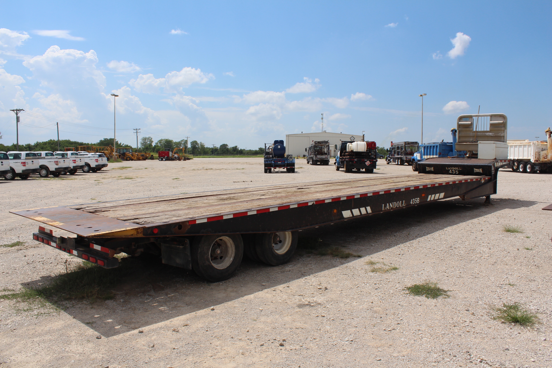 Landoll Model 435B 35 Ton Tandem Axle Tilt Deck Single Drop Lowboy ...