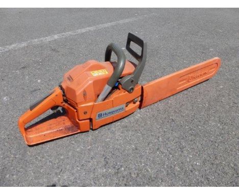 A Husqvarna chainsaw.