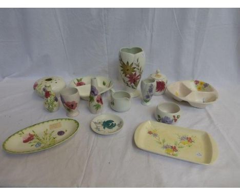 A large selection of Radford pottery. 