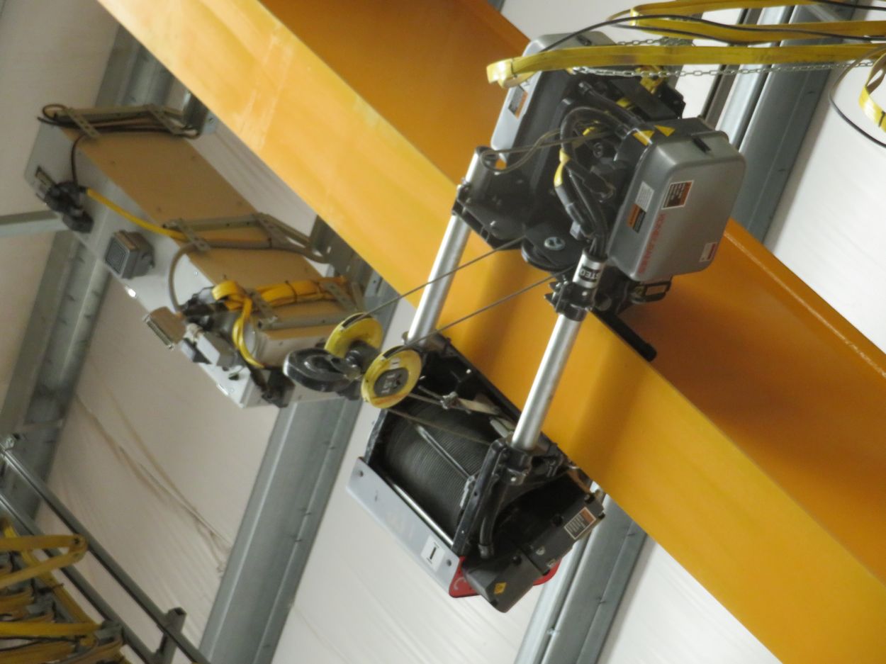 Kone Crane 3Ton Bridge Crane. Approx. 55' Span, w/ (2) Remote