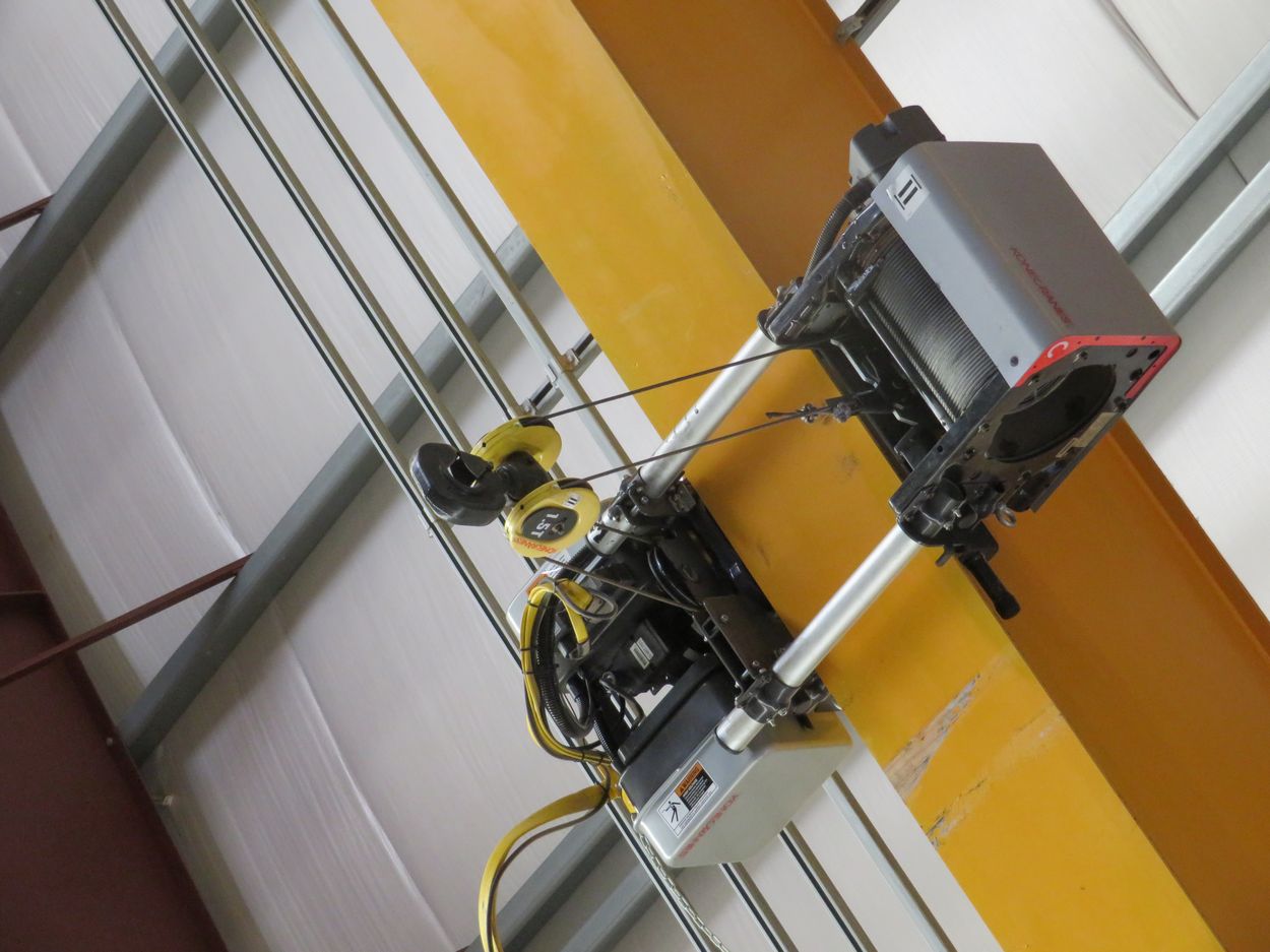 Kone Crane 3Ton Bridge Crane. Approx. 55' Span, w/ (2) Remote