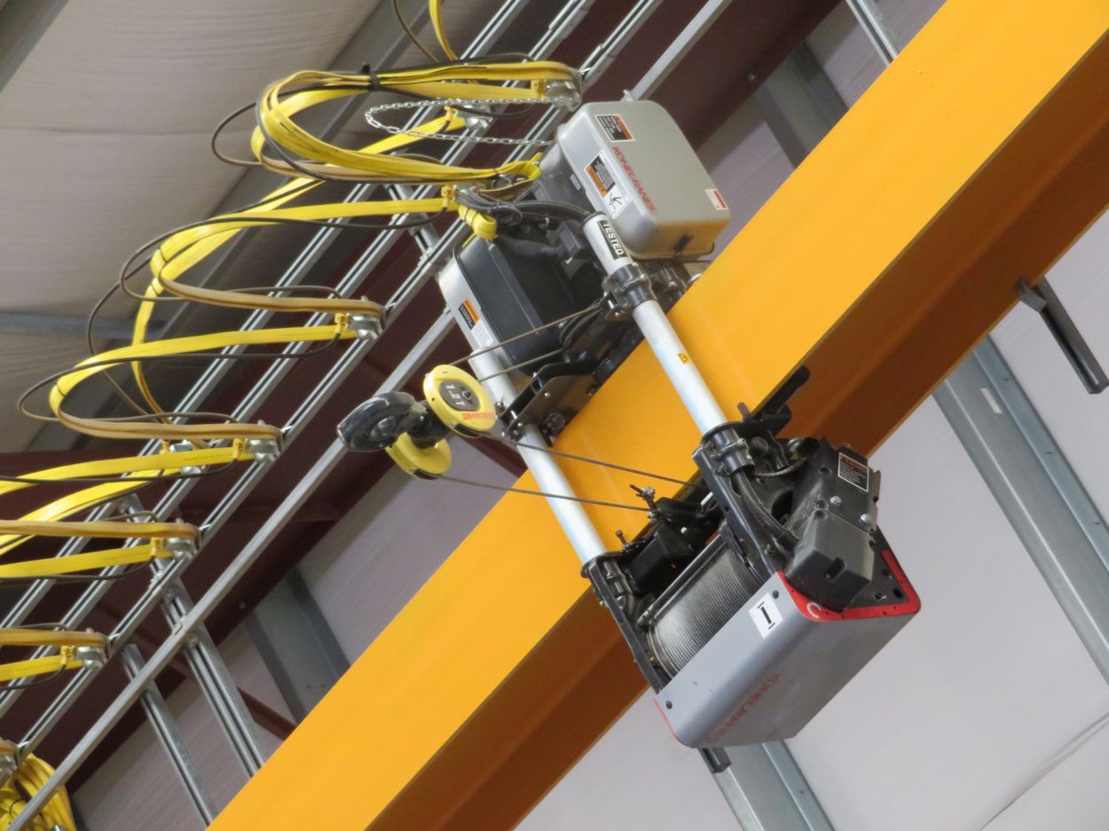 Kone Crane 2.5Ton Bridge Crane. Approx. 55' Span, w/ (2) Remote