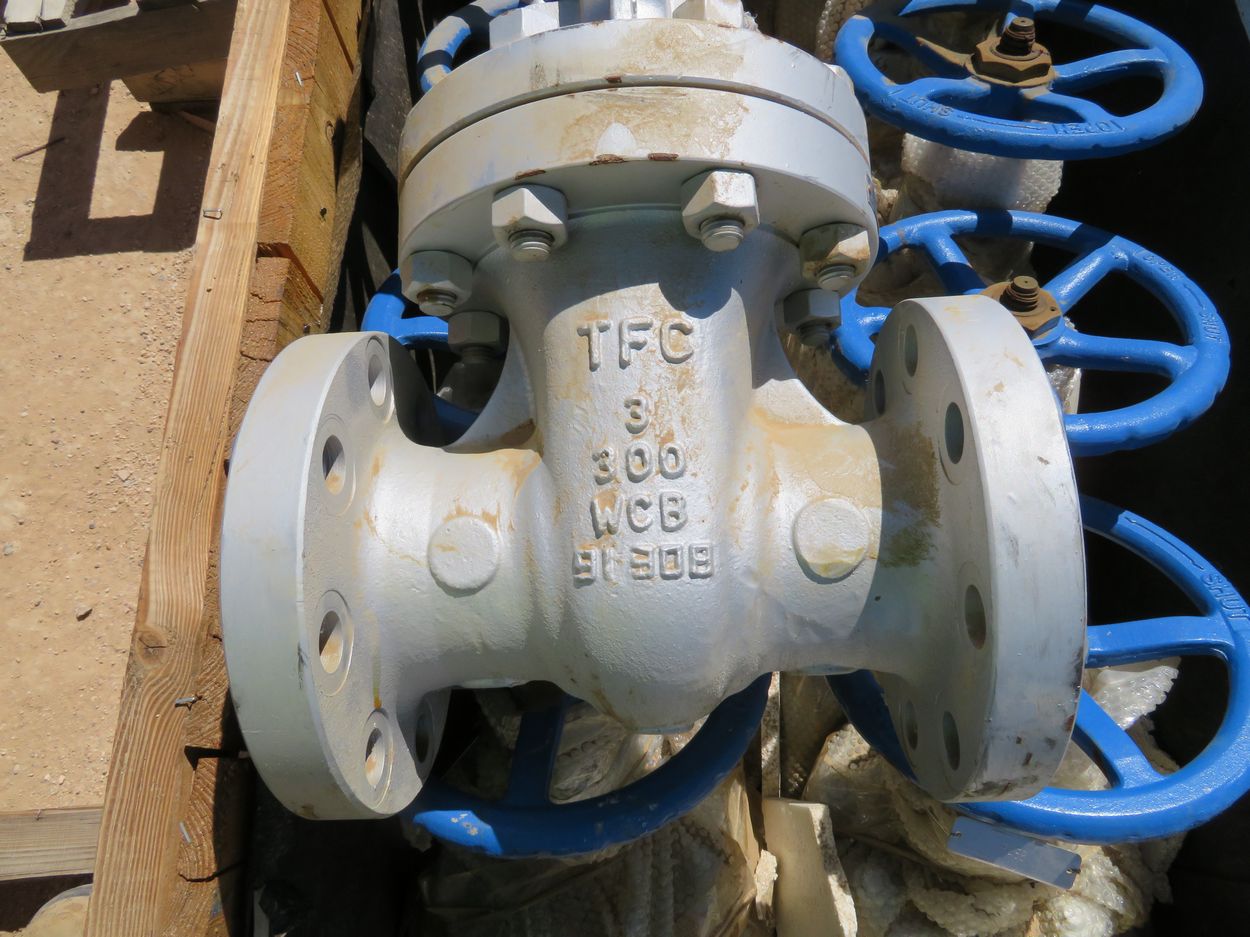Hancock 3" Gate Valves. Lot (11) 300LB Pressure Class, 2.88/5.11 Bar