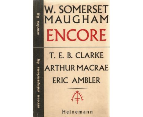 Encore Stories by W Somerset Maugham Hardback Book First Edition 1951 published by William Heinemann Ltd fading to outer dust