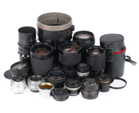 to include Tamron 70-300mm, Vivitar 28-85mm, Vivitar 28-200mm, Soligor 35-140mm, Primotar 135mm, Yashica 50mm, Paragon 28-50m